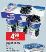 Jogurt jagody i jeżyny ZOTT JOGOBELLA L. CASEI promocja