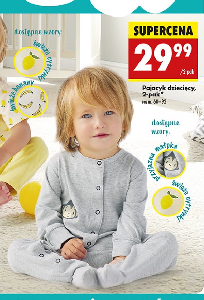 Pajacyk niemowlęcy 68-92 Dada promocja