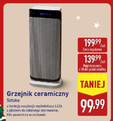 Grzejnik ceramiczny promocja w Aldi