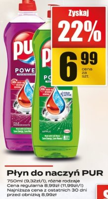 Płyn do naczyń PUR promocja w Supeco