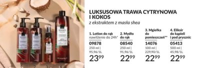 Lotion do rąk nawilżenie do 24h Luksusowa trawa cytrynowa i kokos Senses promocja w AVON
