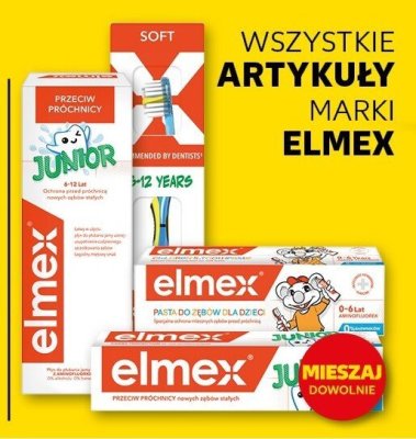 Artykuły dentystyczne marki Elmex promocja w Kaufland