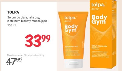 Serum do ciała Body Gym talia osy, z efektem bielizny modelującej promocja w Rossmann