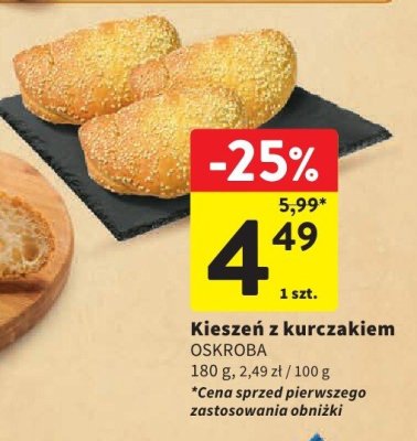 Kieszeń z kurczakiem OSKROBA promocja w Intermarche