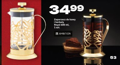 Zaparzacz do kawy i herbaty Royal 600 ml promocja w Twój Market