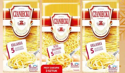 Makaron 5-jajeczny Nitka walcowana promocja w Dino