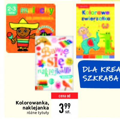 Kolorowanka maluchy z naklejkami akademia malucha 2-3 lata promocja