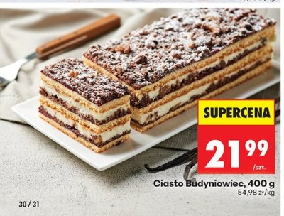 Ciasto budyniowiec promocja w Biedronka