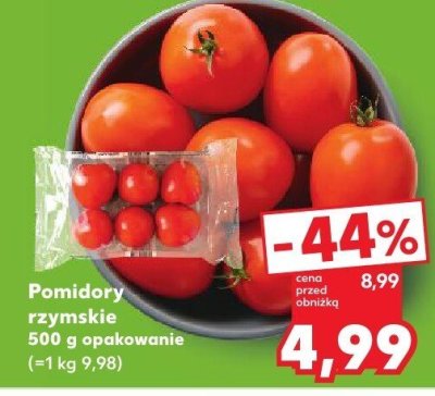 Pomidory rzymskie promocja w Kaufland