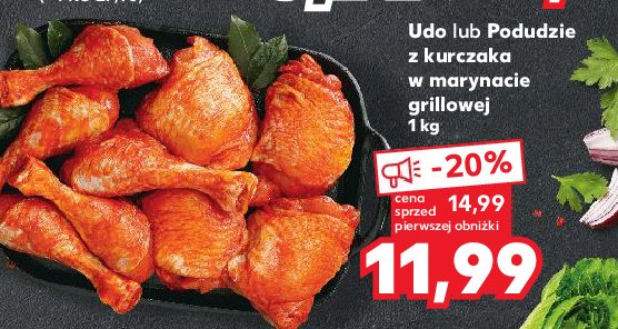 Podudzie z kurczaka w marynacie na grilla