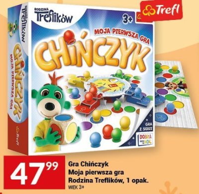 Gra Chińczyk Moja pierwsza gra Rodzina Treflików, 1 opak. promocja w Twój Market