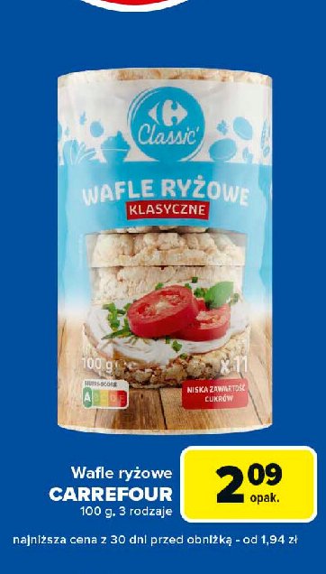 Wafle ryżowe Carrefour promocja w Carrefour Express