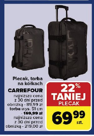 Torba na kółkach Carrefour promocja w Carrefour Market