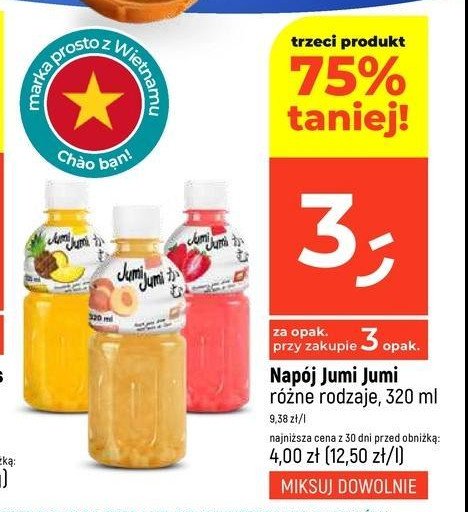 Nap贸j brzoskwiniowy Jumi jumi promocja