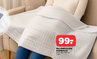Koc elektryczny pojedynczy promocja w Netto