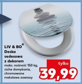 Deska sedesowa Liv & bo promocja w Kaufland