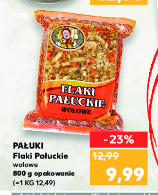 Flaki pa艂uckie wo艂owe Pa艂uki promocja