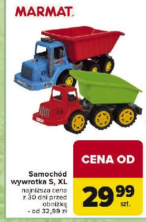 Samochód wywrotka Marmat promocja w Carrefour
