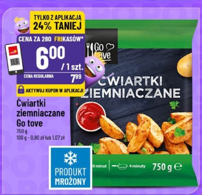 Ćwiartki ziemniaczane Go tove promocja w POLOmarket