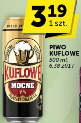 Piwo Kuflowe 500 ml promocja w Groszek