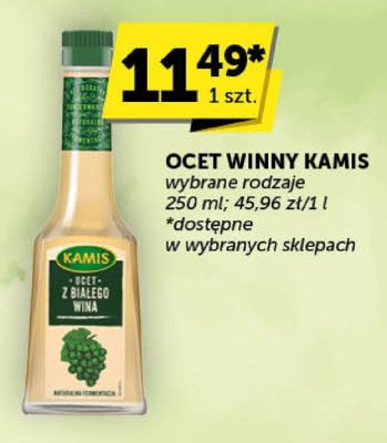 Ocet winny Kamis promocja w Groszek