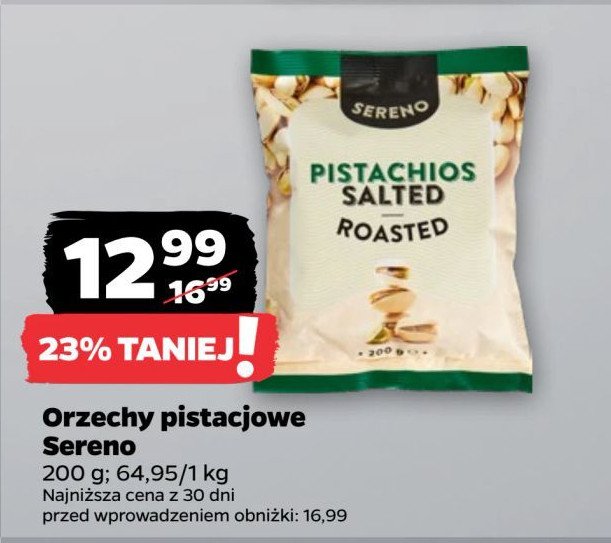 Pistacje Sereno promocja