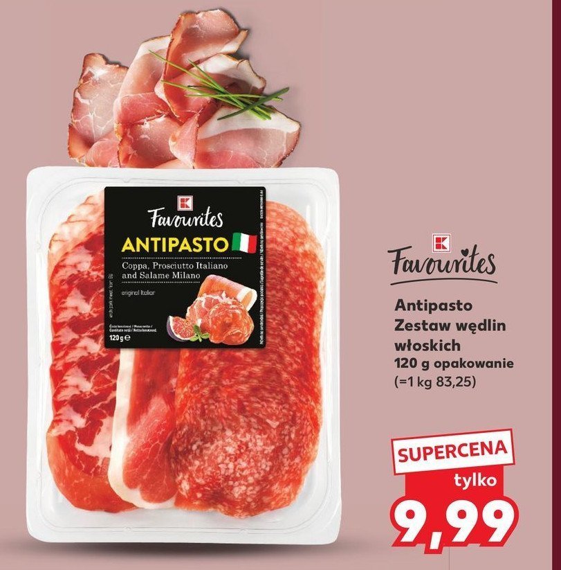 Antipasto K-classic favourites promocja