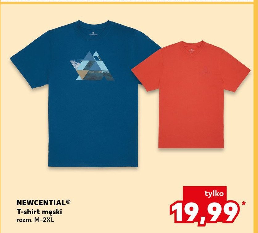 T-shirt meski Newcential promocja