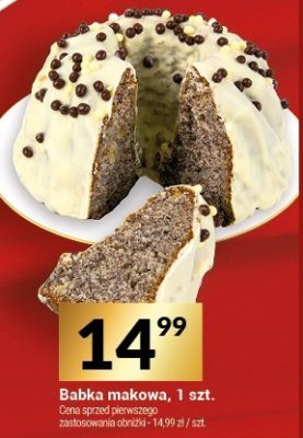 Babka makowa, 1 szt. promocja w Twój Market