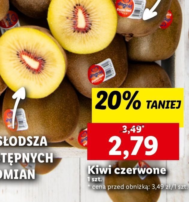 Kiwi czerwone promocja