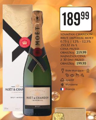 Szampan Chandon Brut Imperial Moët promocja w Dino