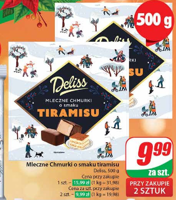 Mleczne chmurki tiramisu Deliss promocja