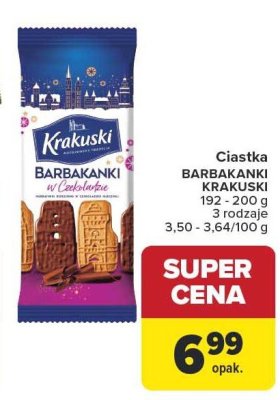 Ciastka Barbakanki, 2 rodzaje promocja w Carrefour
