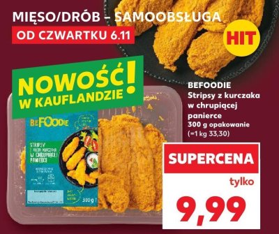 Stripsy z kurczaka w chrupiącej panierce promocja w Kaufland
