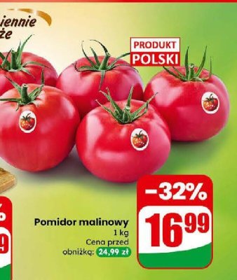 Pomidor malinowy promocja w Dino