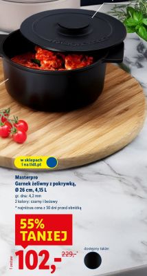 Garnek żeliwy z pokrywką Ø 26 cm, 4,15 L promocja w Lidl