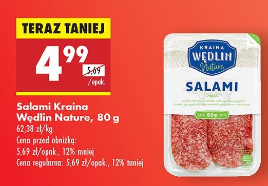 Salami Kraina wędlin nature promocja