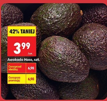 Awokado Hass, szt. promocja w Biedronka