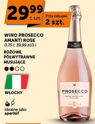 Wino Prosecco Amanti Rose promocja w ABC