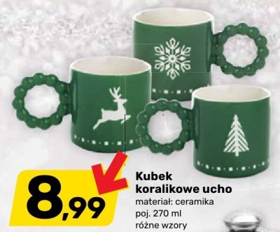 Kubek koralikowe ucho promocja w Bricomarche