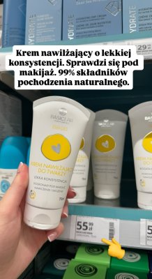 Krem nawilżający do twarzy Familias lekka konsystencja promocja w Hebe