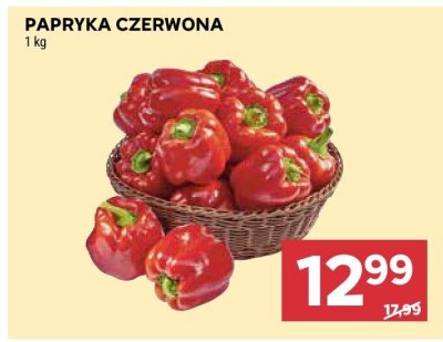 Papryka czerwona promocja w Stokrotka