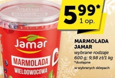 Marmolada wieloowocowa Jamar słoik promocja w ABC