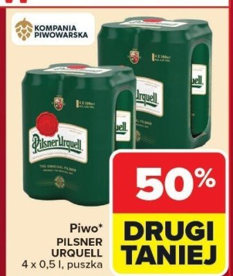 Piwo Pilsner Urquell promocja w Carrefour Market
