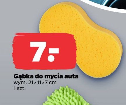 Gąbka do mycia auta promocja w Netto