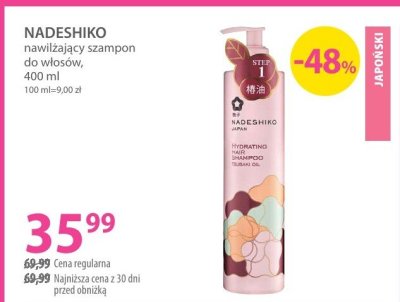 Szampon do włosów NADESHIKO promocja w Hebe