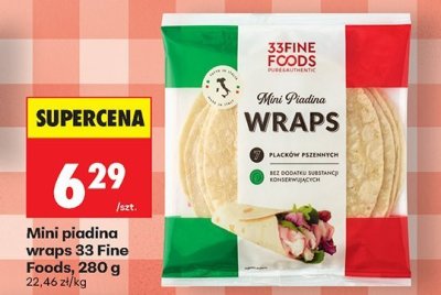 Mini piadina wraps  promocja w Biedronka