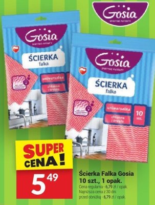 Ścierka Falka Gosia 10 szt., 1 opak. promocja w Twój Market