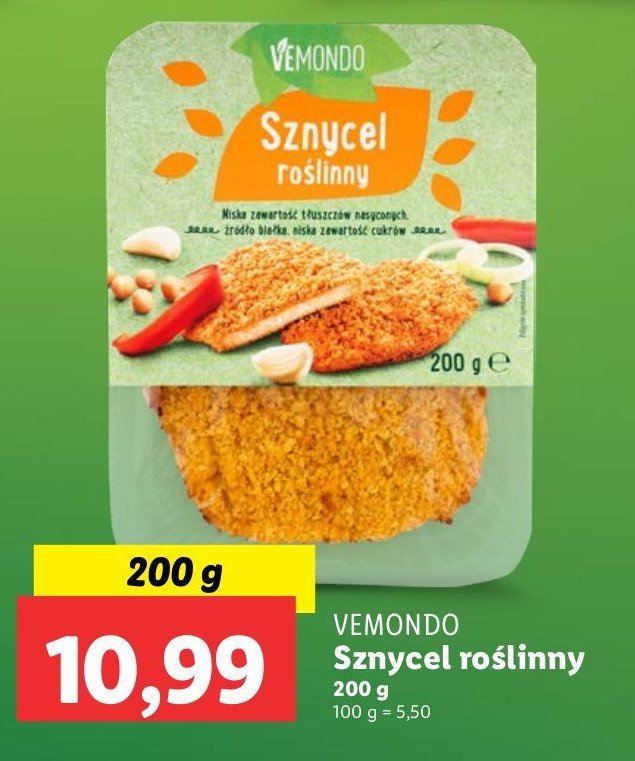 Sznycel roślinny Vemondo promocja