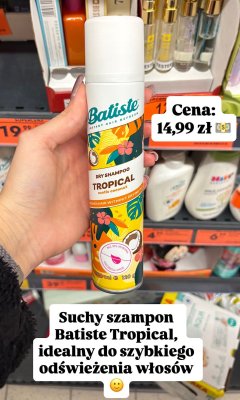 Suchy szampon Tropical promocja w Biedronka